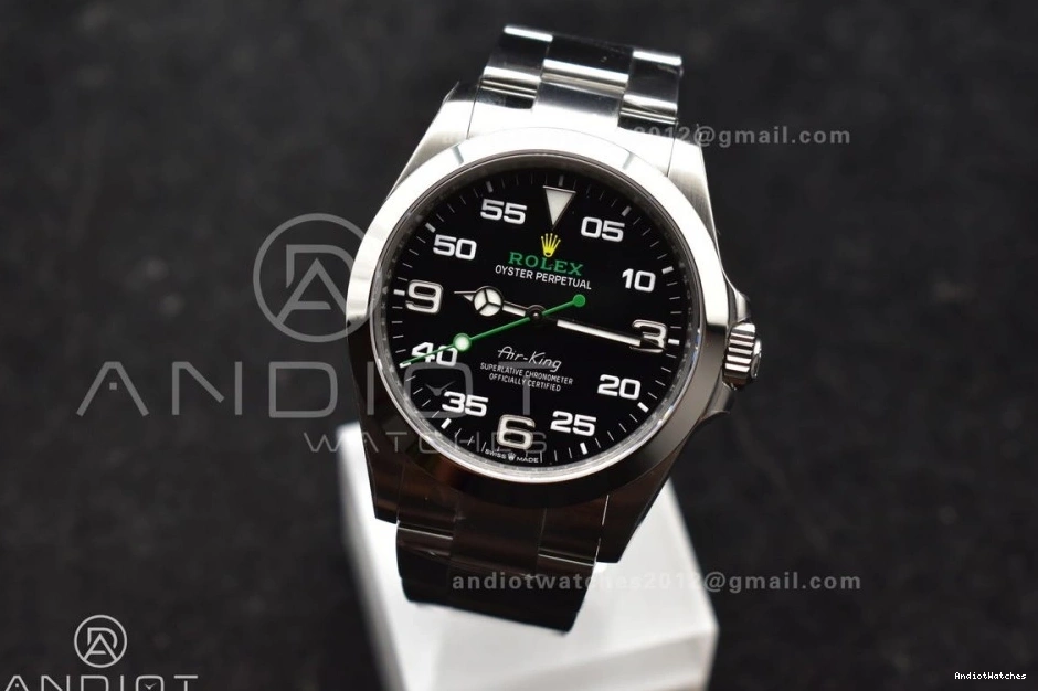 VSF 904L Air-King 509 Dial Edition Black SS VS SmoothTexture Bracelet 1:1 Best on Steel 126900 0312